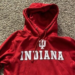 red Indiana sweatshirt